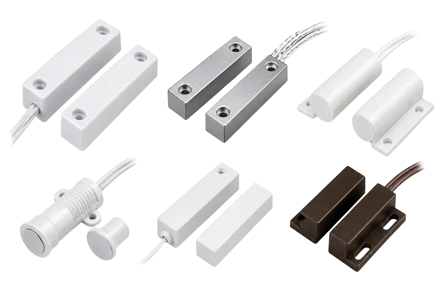 Magnetic door switch sensor for intrusion detection